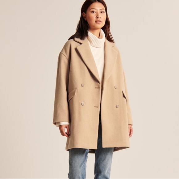Abercrombie & Fitch Jackets & Blazers - NWT A&F Wool-blend Coat